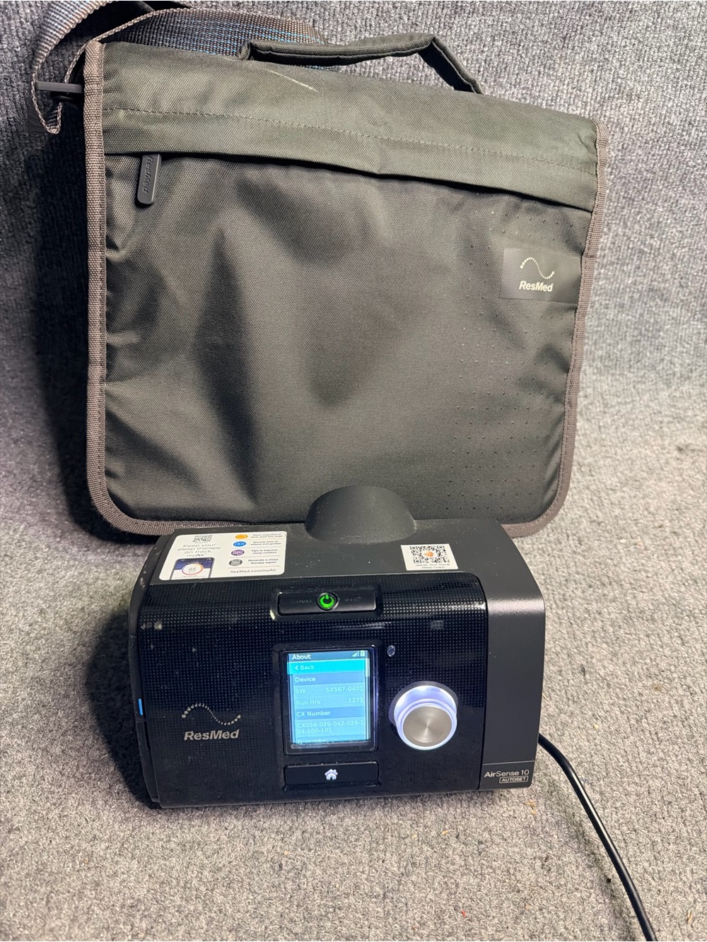 AIRSENSE 10 Autoset LIKE NEW! ( Only 1273 hours used)